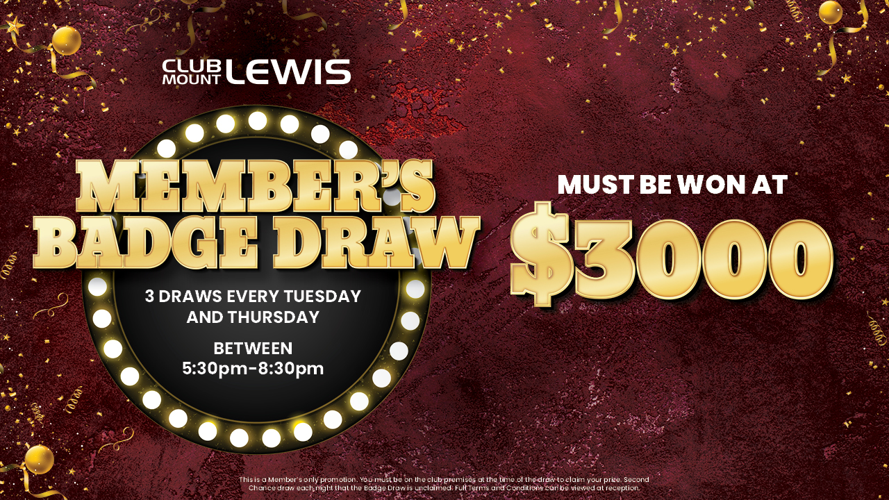 Member’s Badge Draw
