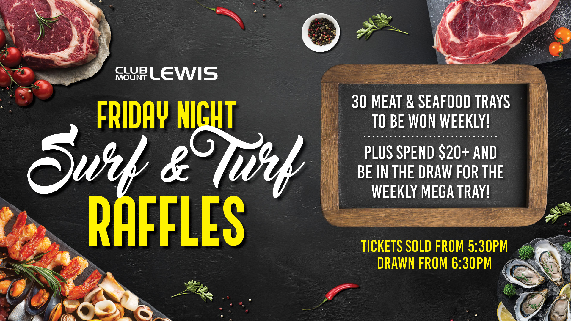 Friday Meat + Seafood Raffles