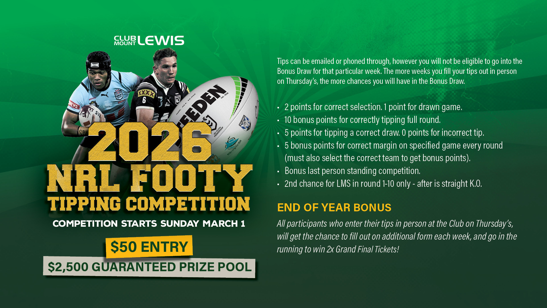 2026 NRL Tipping Competition