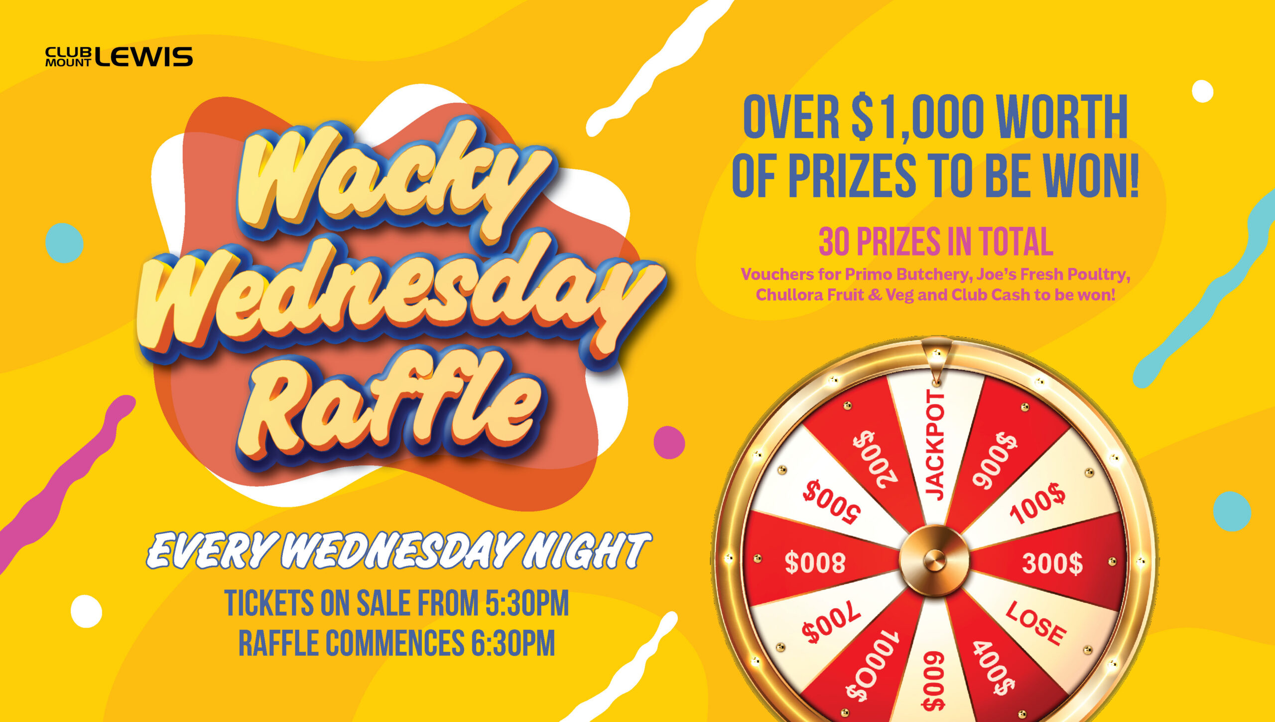 Wacky Wednesday Raffle