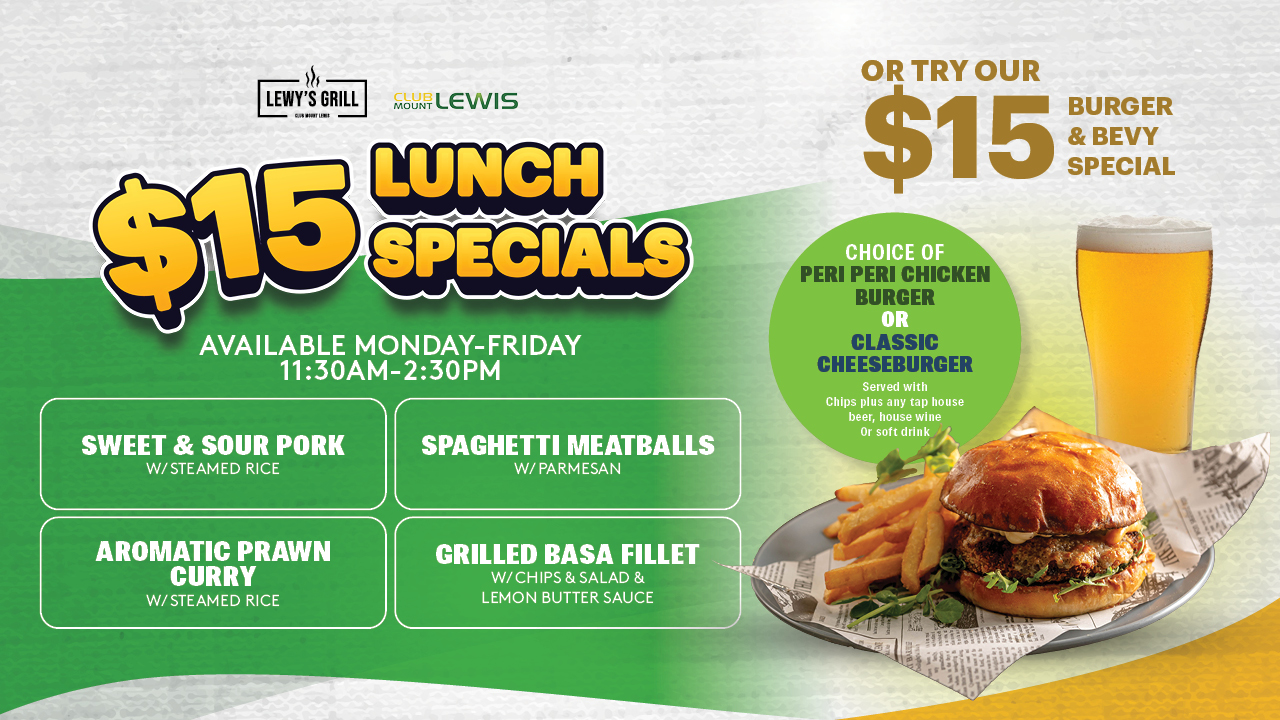 $15 Lunch Specials