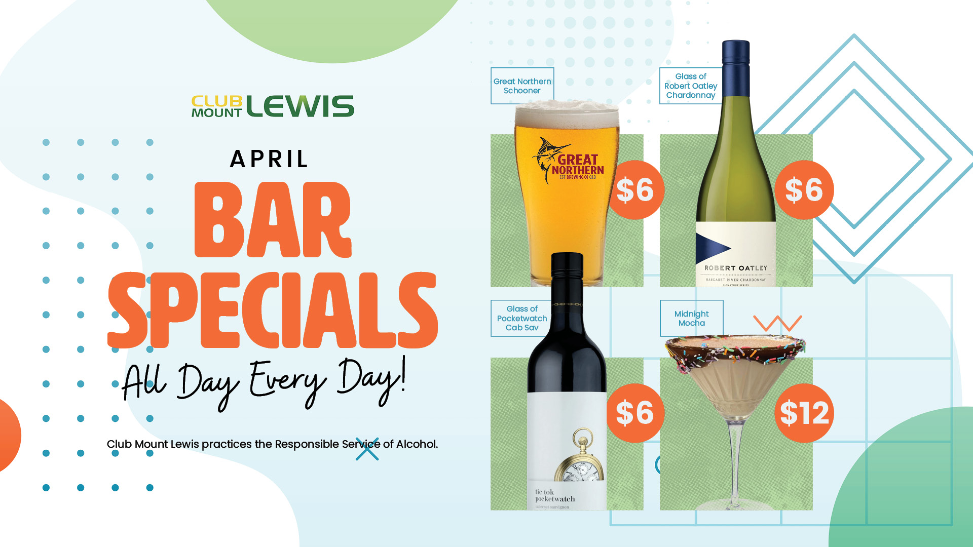 April Bar Specials