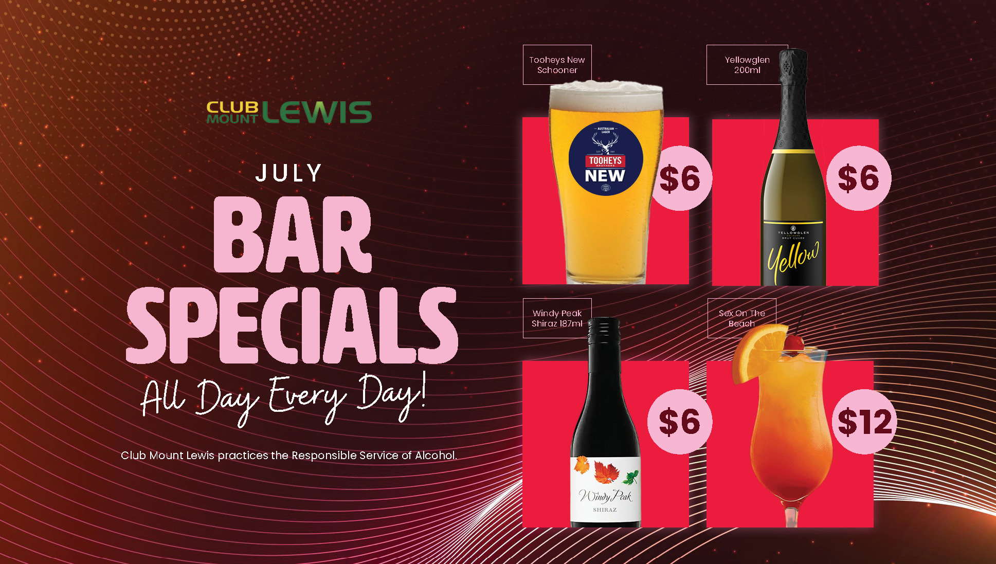 July Bar Specials